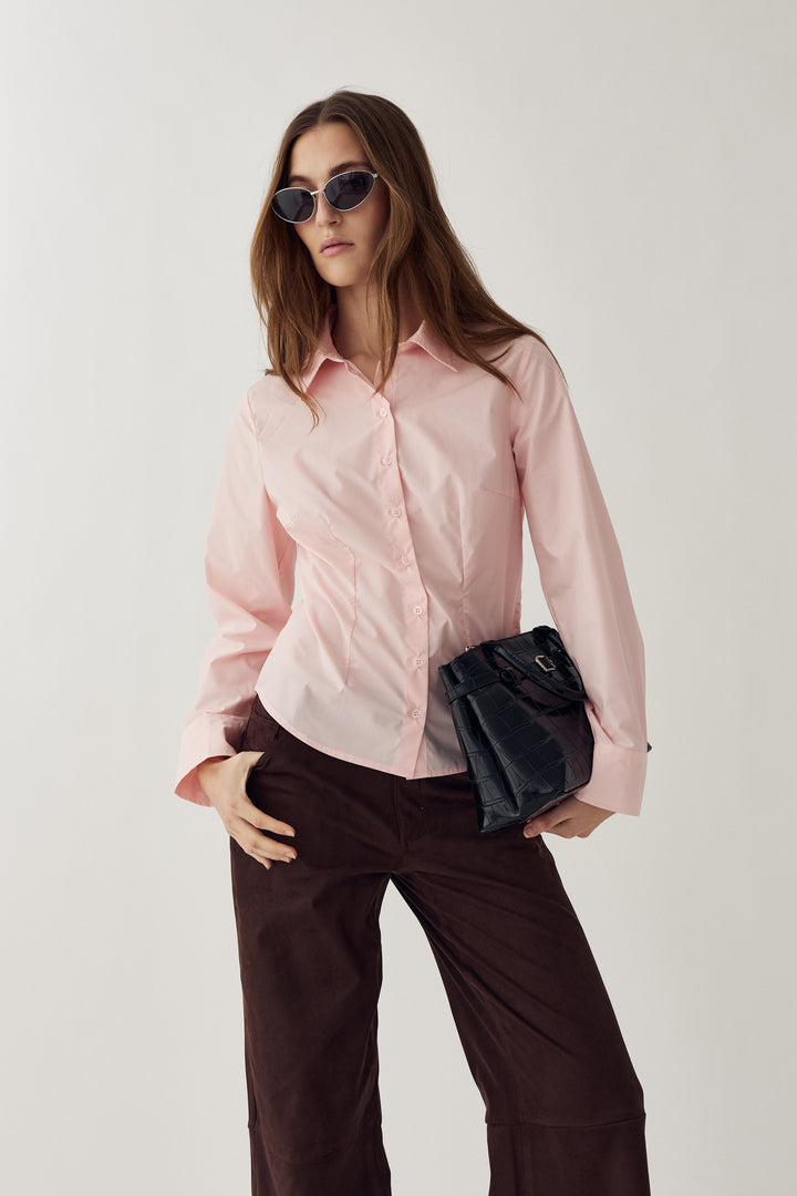 Loyce Shirt, Blush Pink