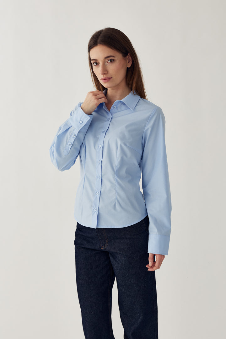 Loyce Shirt, Light Blue