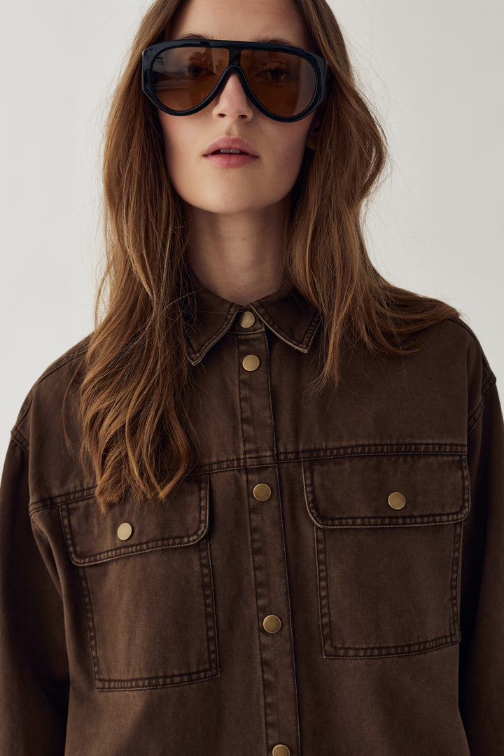 Marthena Shirt - Brown