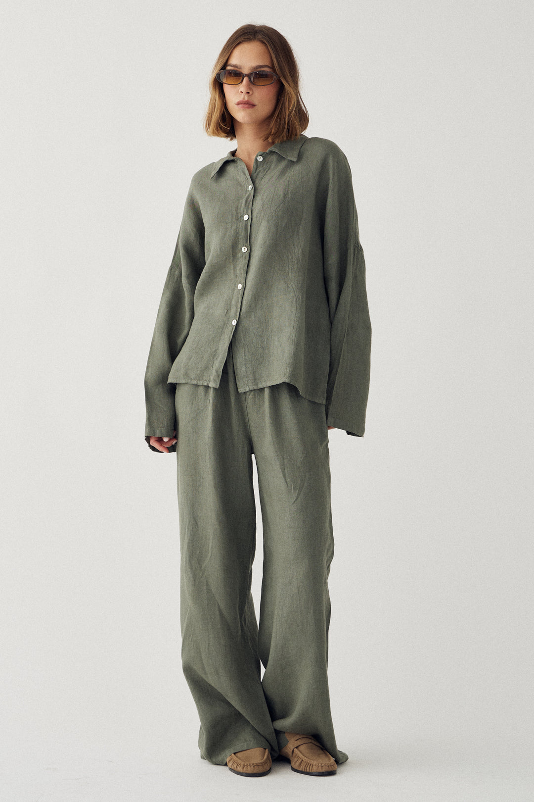 Lorann Pants, Army Green