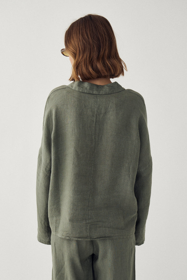 Leonora Shirt, Army Green