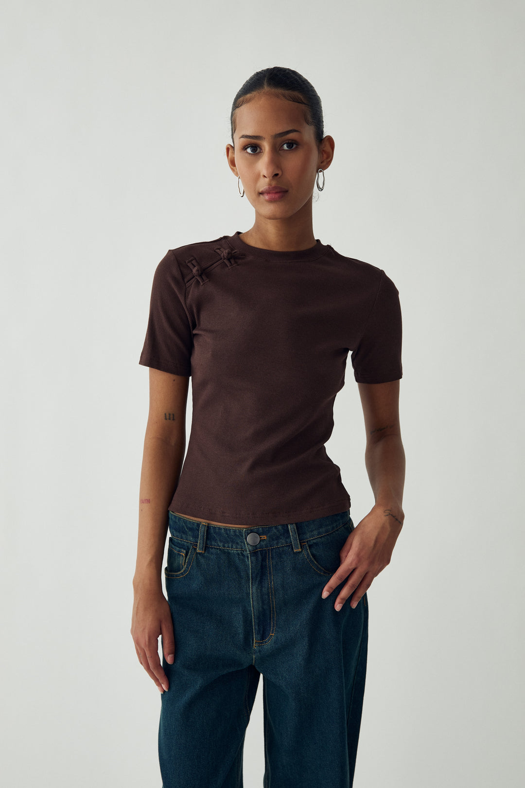 Neina Top - Chocolate