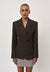 Oprah Reguar Blazer, Coffee Bean