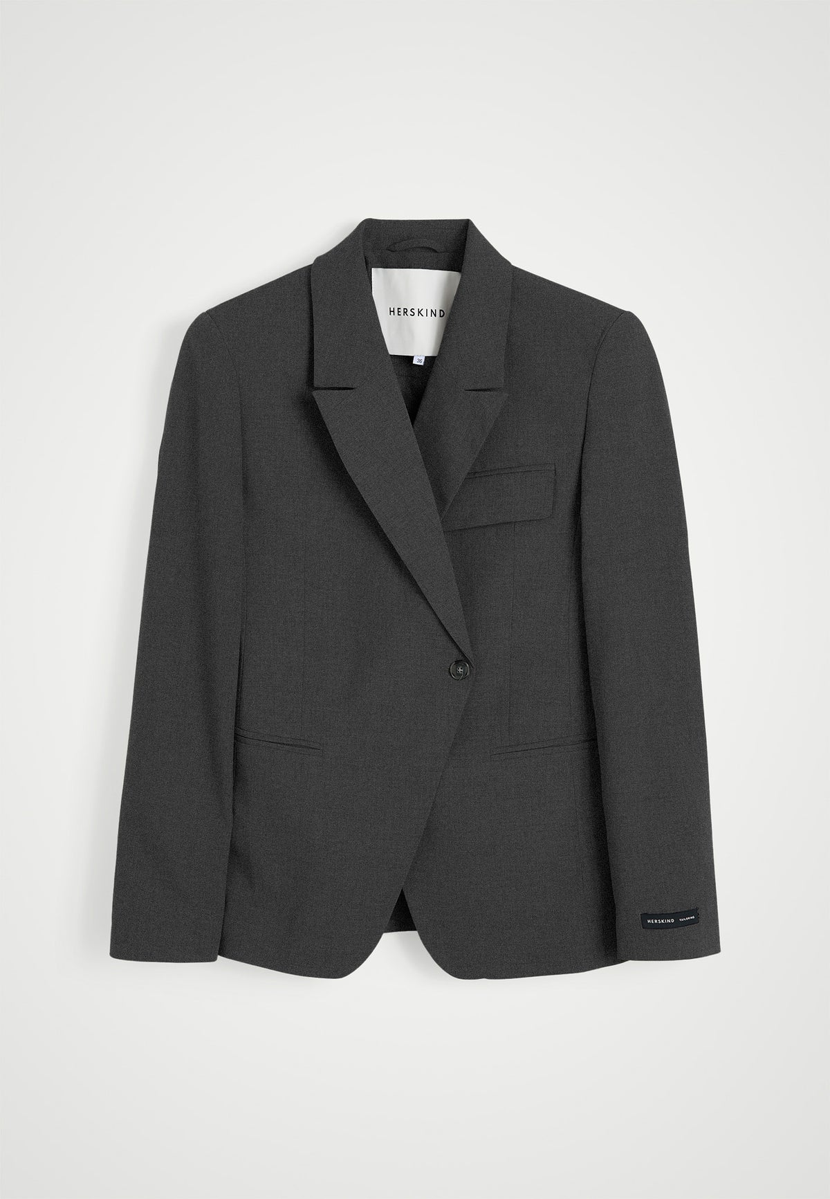 Oprah Reguar Blazer, Dark Grey