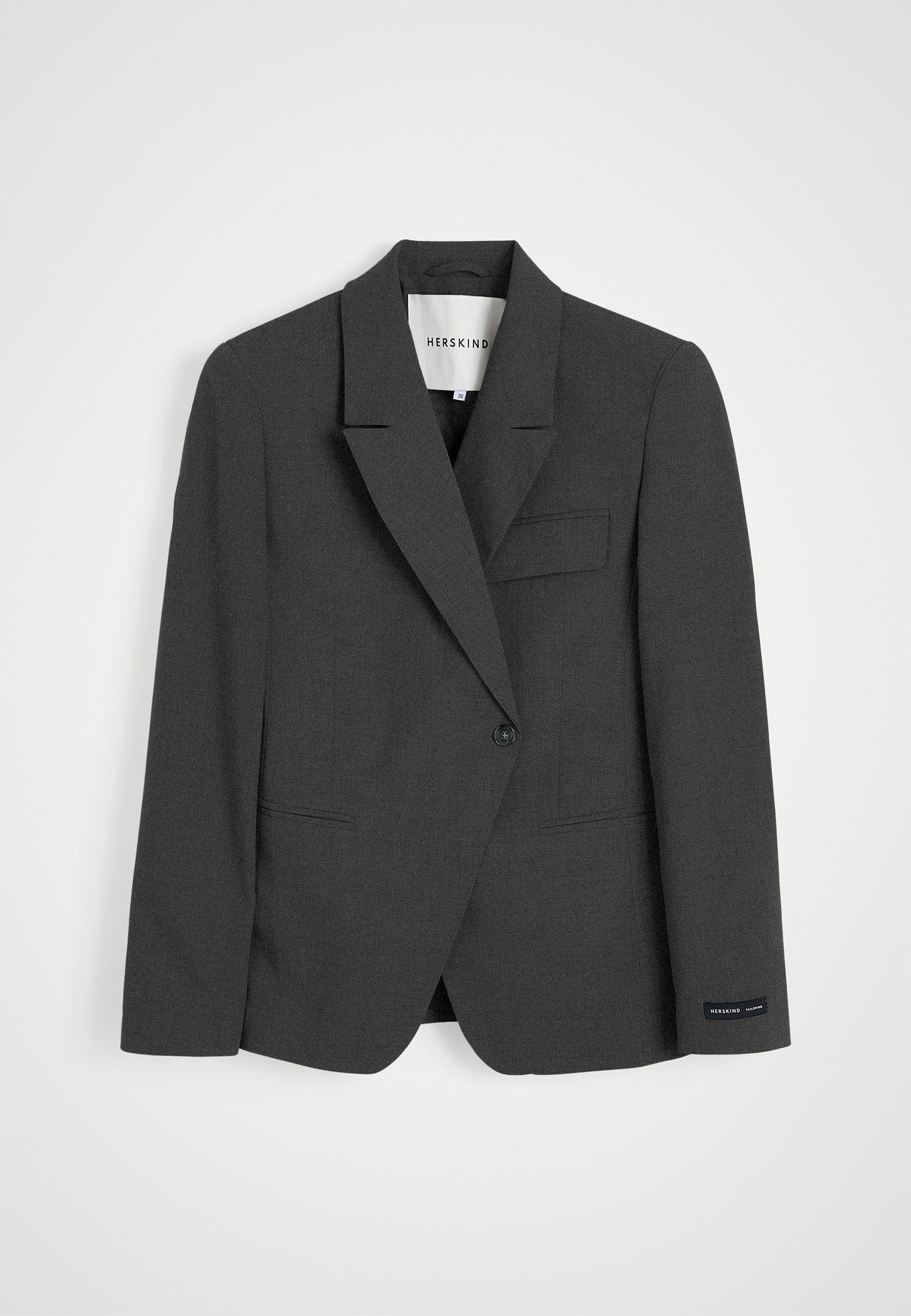 Oprah Reguar Blazer, Dark Grey