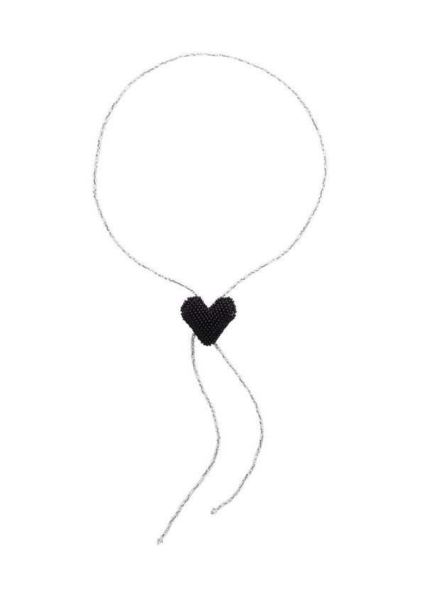 【関税込み】Pura Utz ホワイト Multi Black Heart ネックレス Pura Utz - Black Hearts Necklace | HBX - Globally Curated