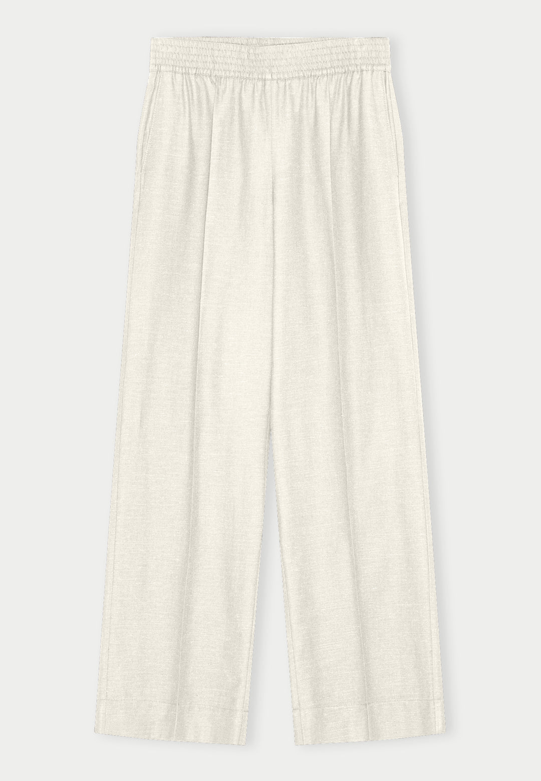 Pinky Mid Waist Pants, White