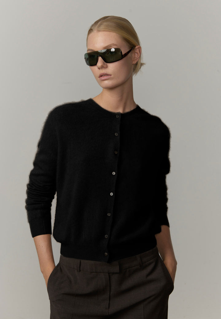 Roselle Knit Cardigan - Black