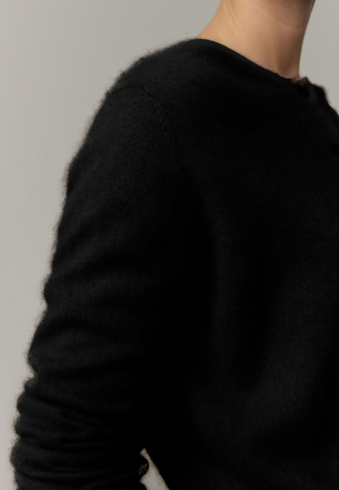 Roselle Knit Cardigan - Black