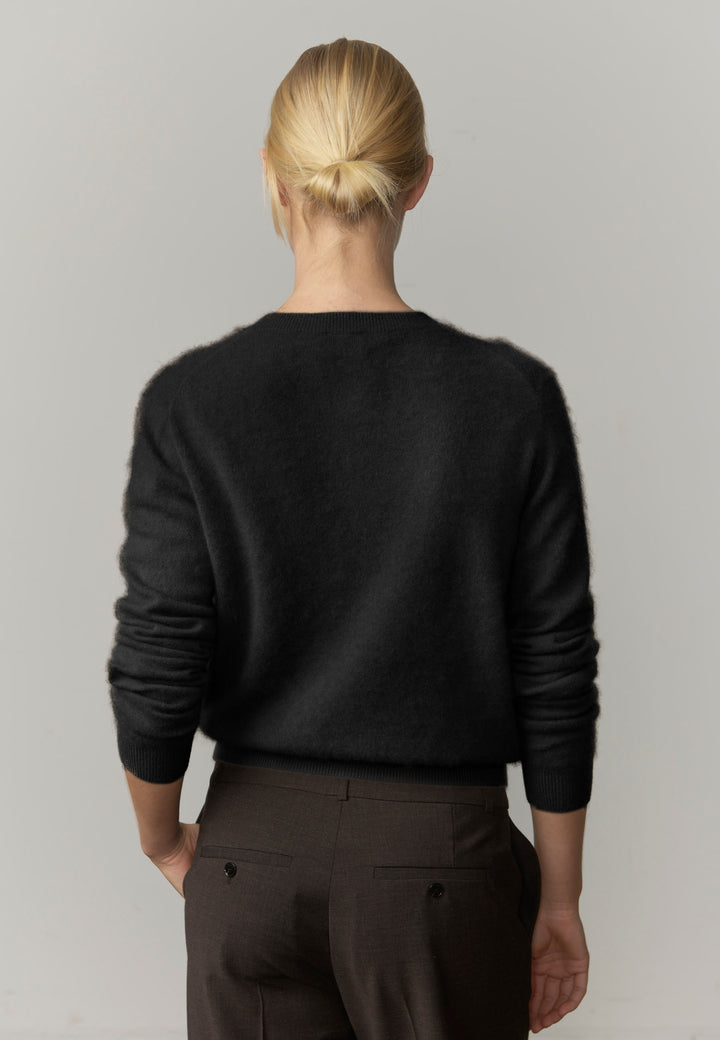 Roselle Knit Cardigan - Black