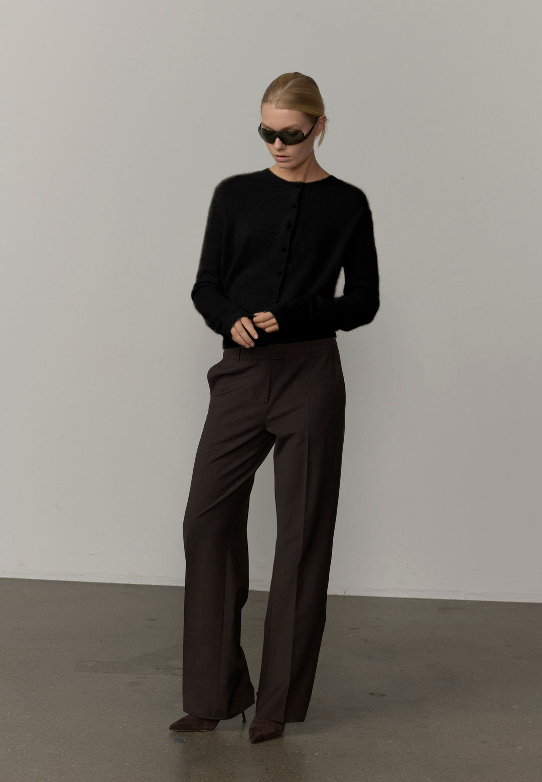 Roselle Knit Cardigan - Black