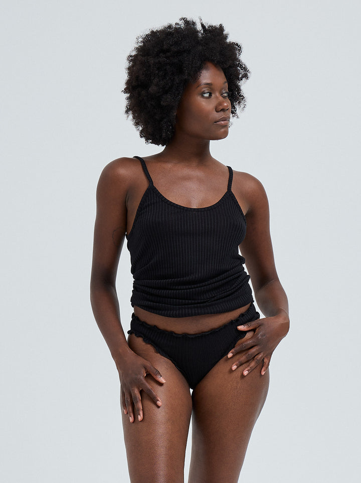Silky Briefs 2-Pack, Black