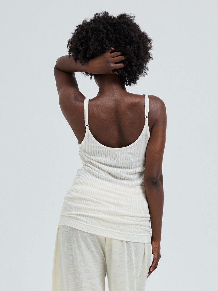 Silky Sofia Top, Off-White