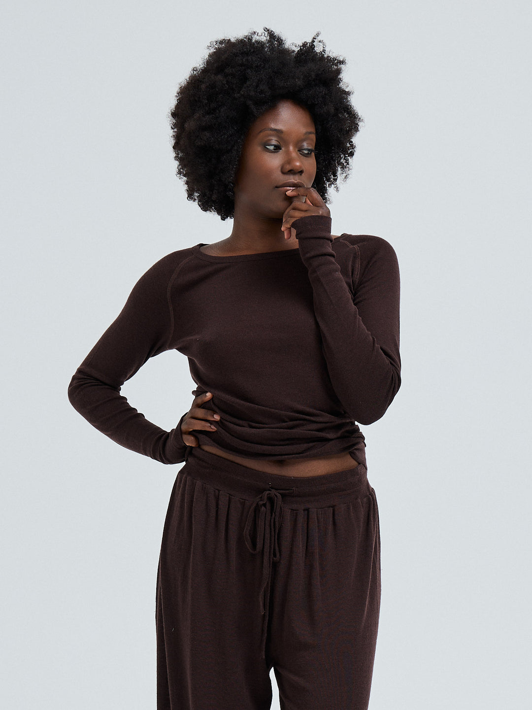 Woolen Barbera - Dark Brown
