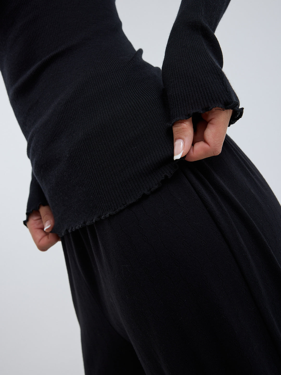 Wooly Long Sleeve, Black