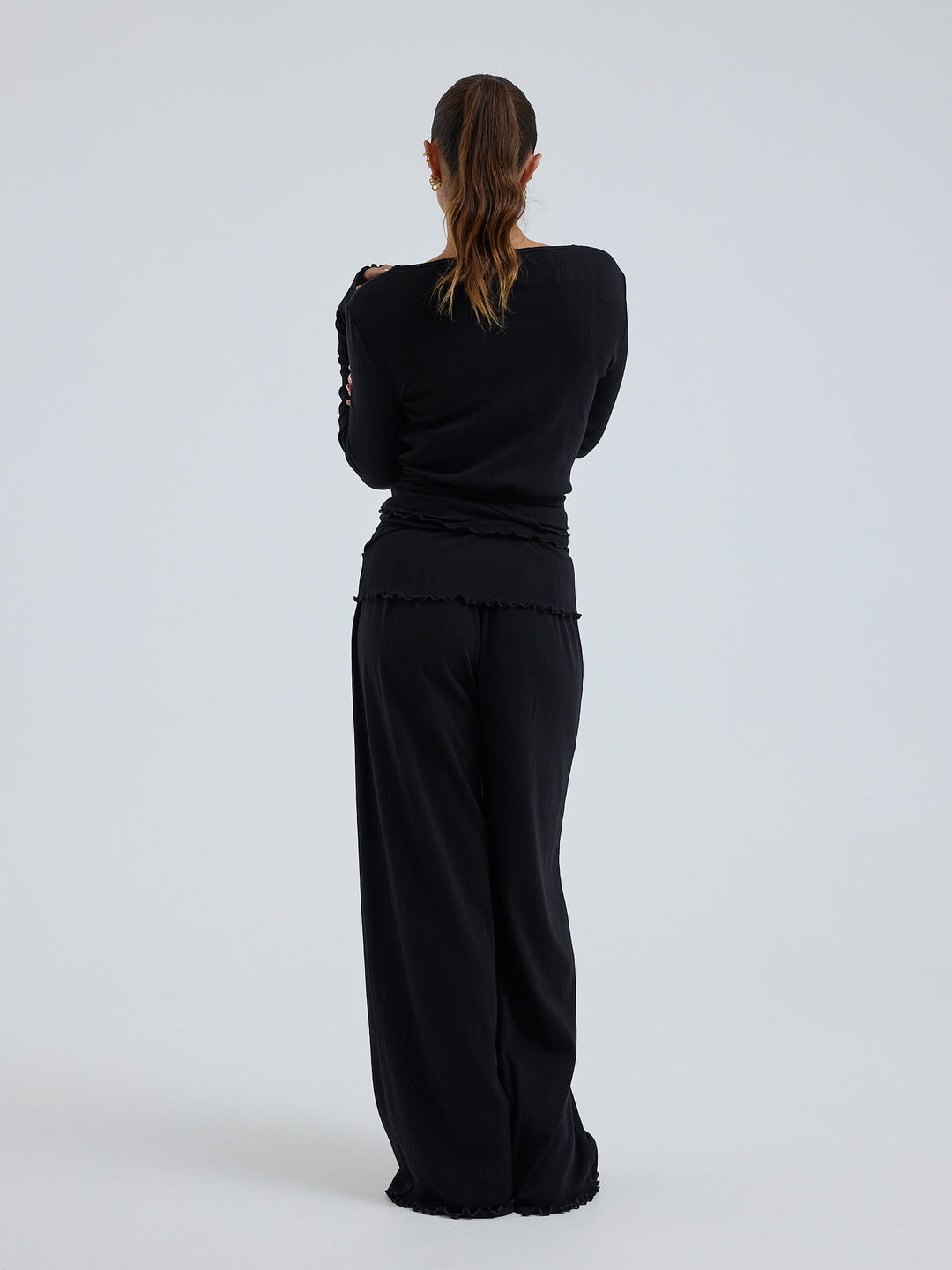 Jacquard Wrap, Black