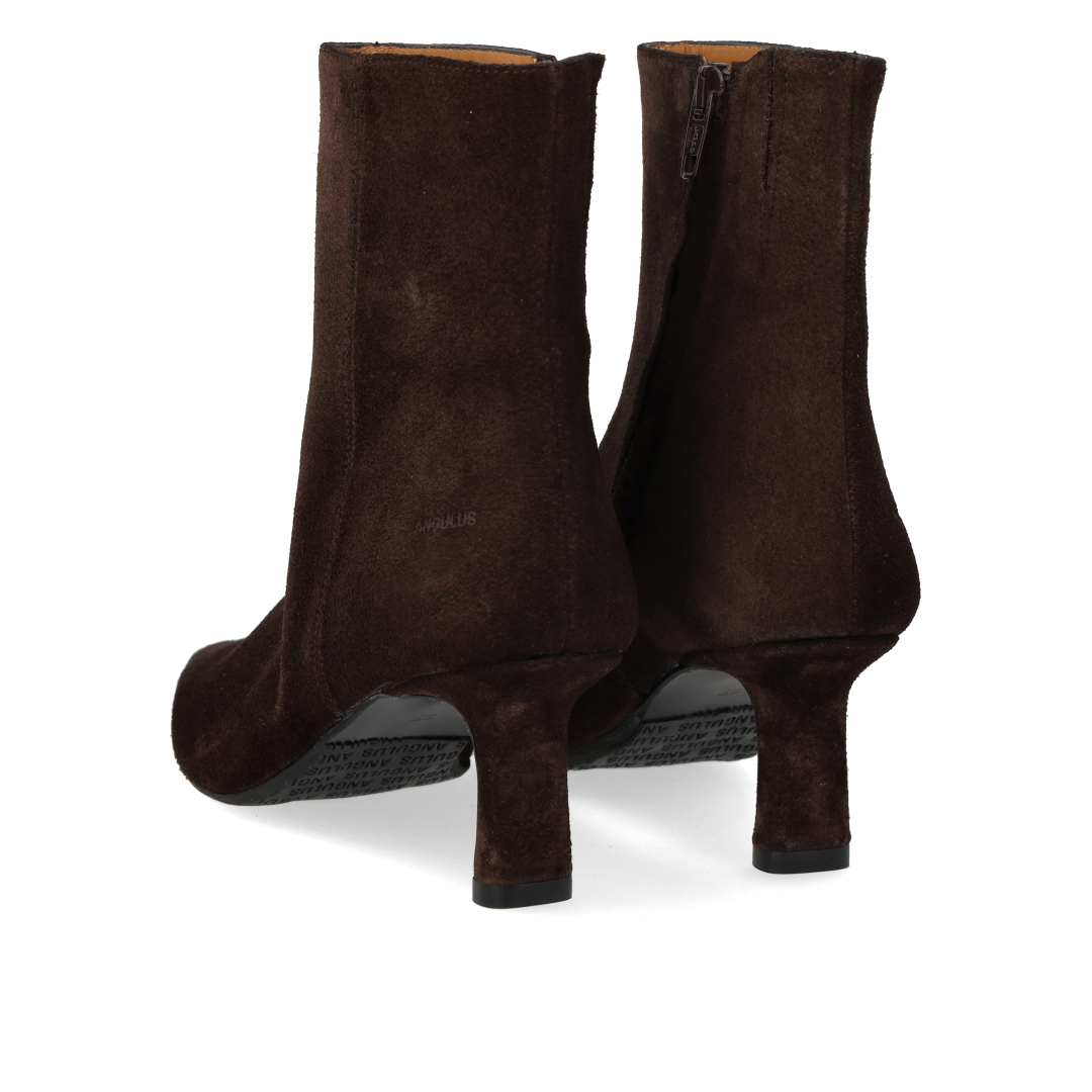 Ankle Boots Pointed - Brown
