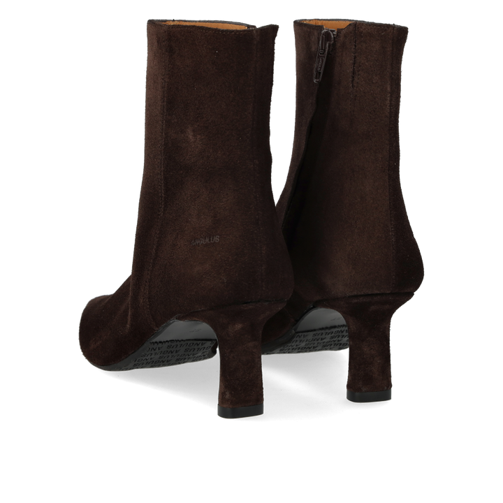 Ankle Boots Pointed - Brown