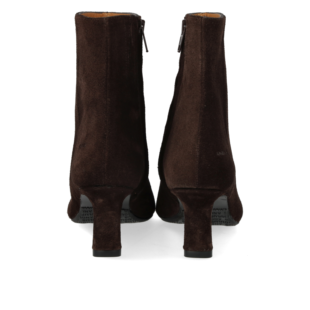 Ankle Boots Pointed - Brown