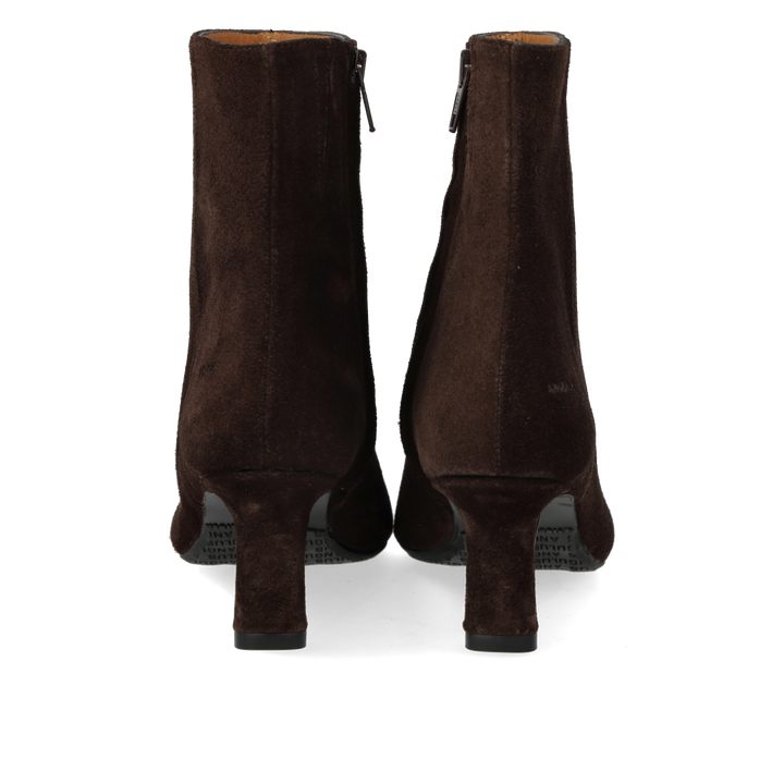 Ankle Boots Pointed - Brown