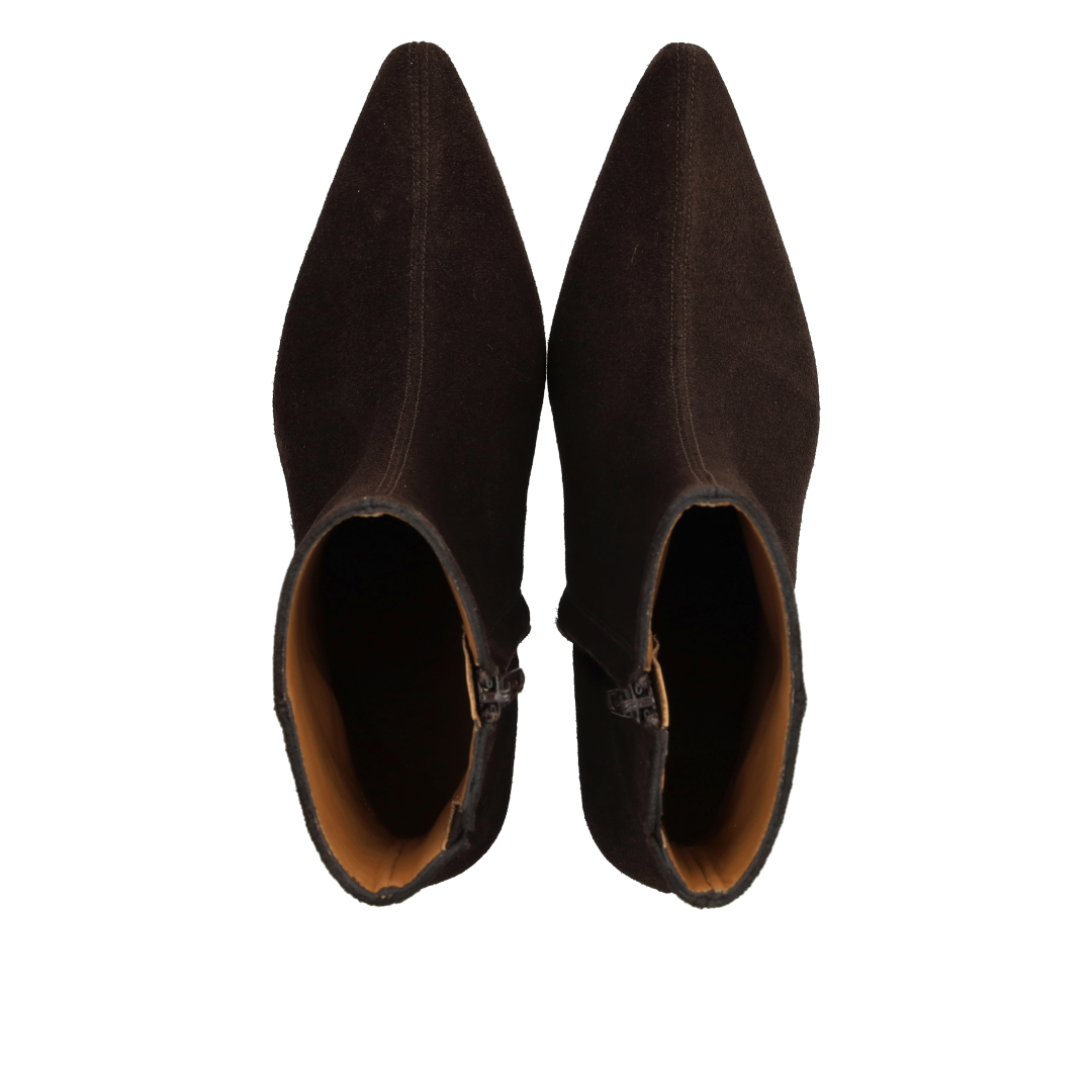 Ankle Boots Pointed - Brown
