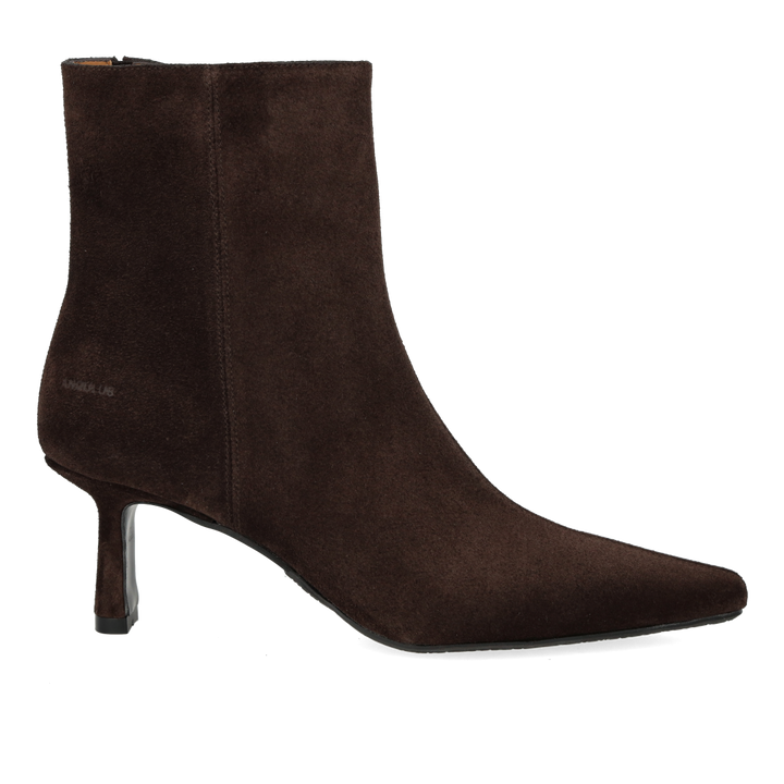 Ankle Boots Pointed - Brown