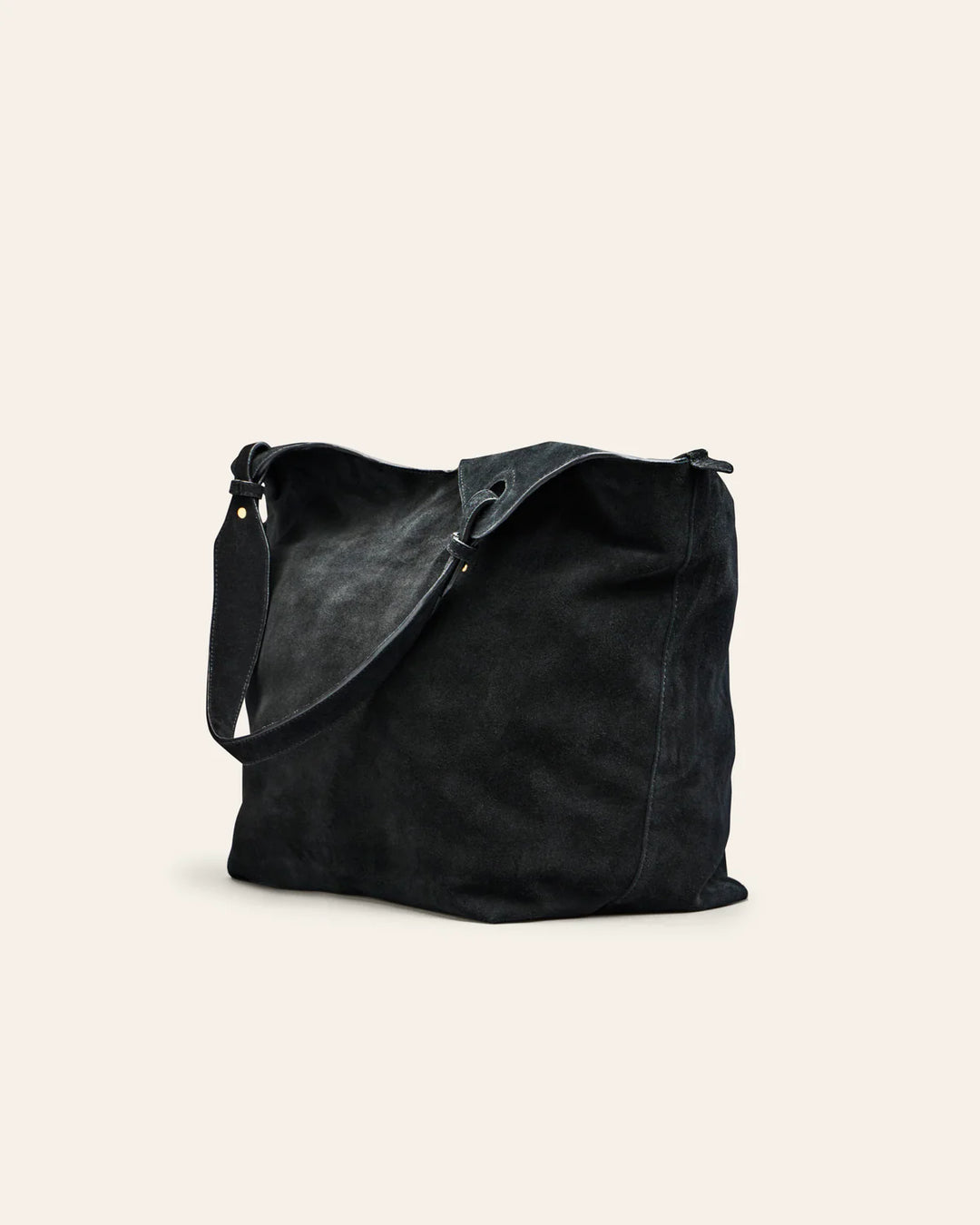 Soho Suede Tote Bag, Black