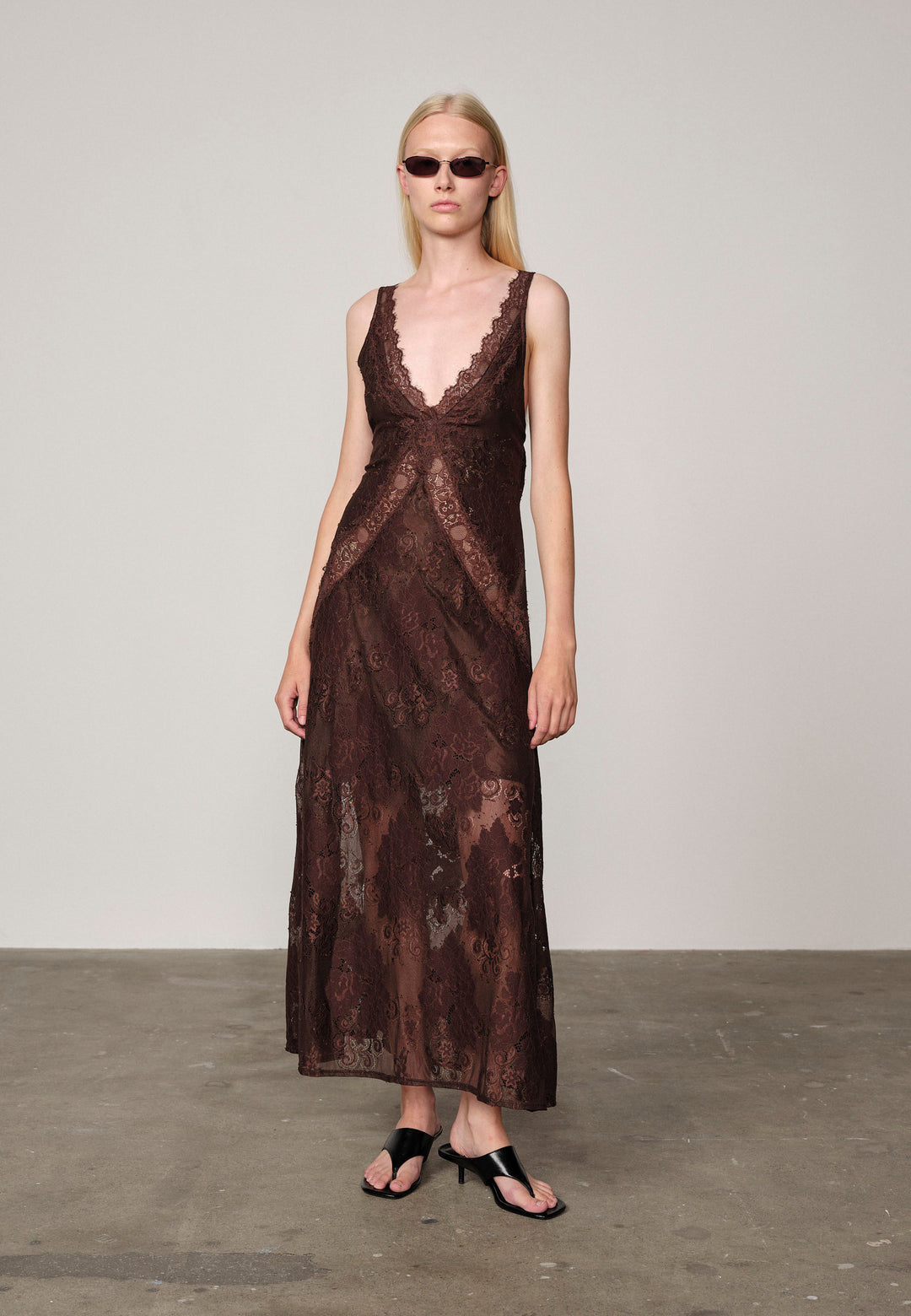 Sorey Dress, Java Brown