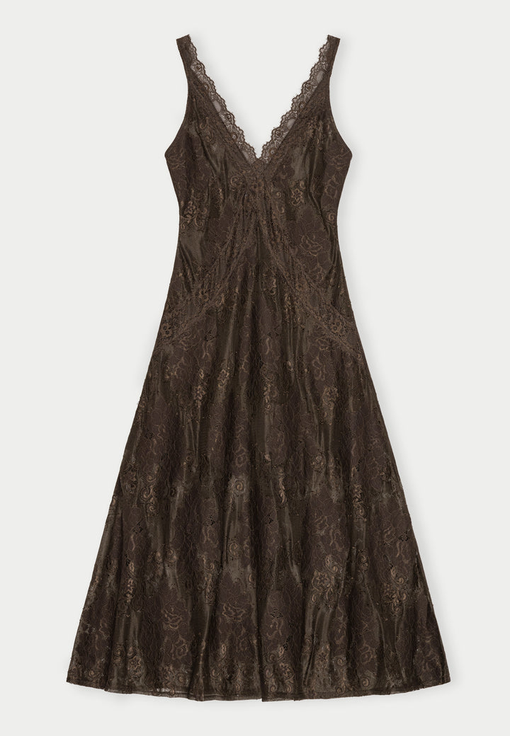 Sorey Dress, Java Brown
