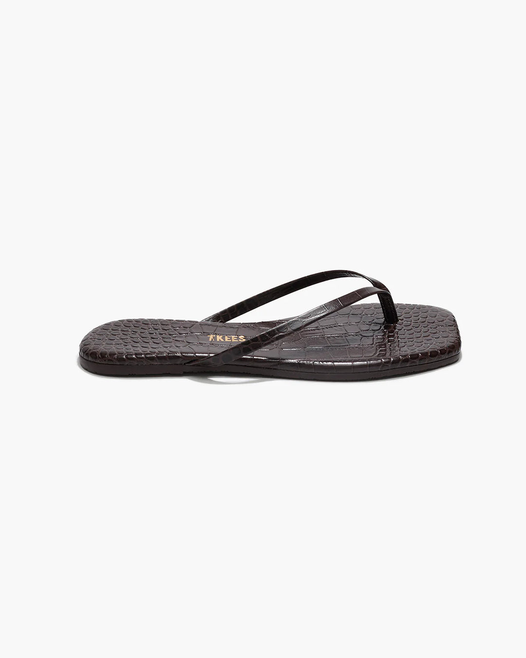 Lily Square Toe, Croco Brown