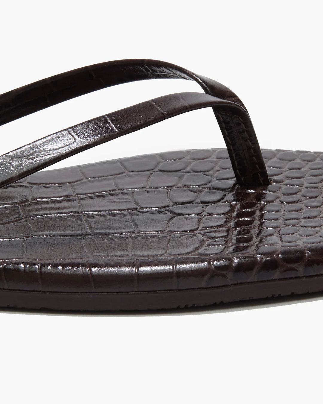 Lily Square Toe, Croco Brown