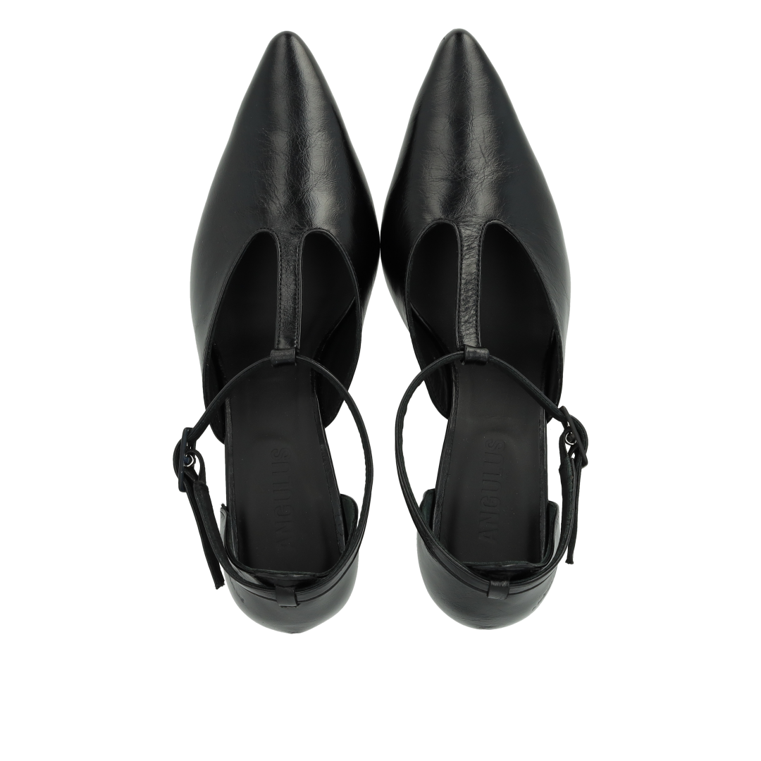 T-bar pumps - Black