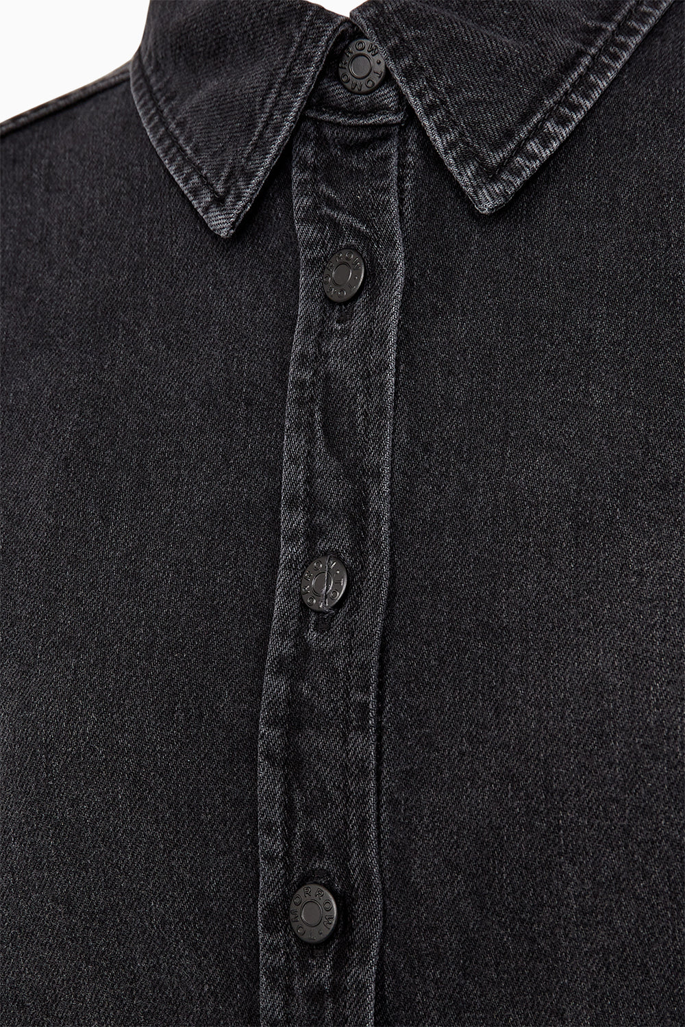 Ellen Denim Shirt Wash Milano Black