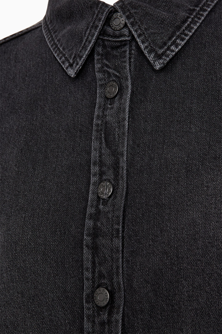 Ellen Denim Shirt Wash Milano Black