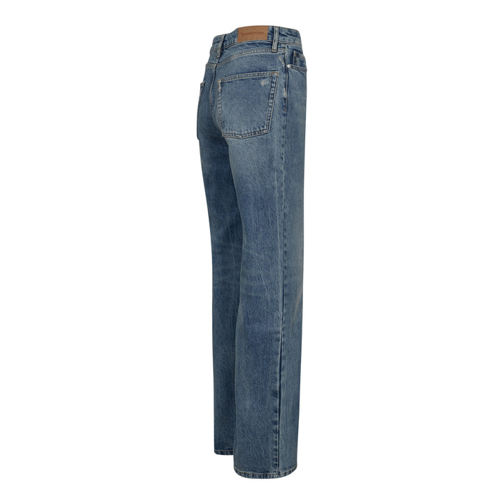 Brown Straight Jeans, Long Beach