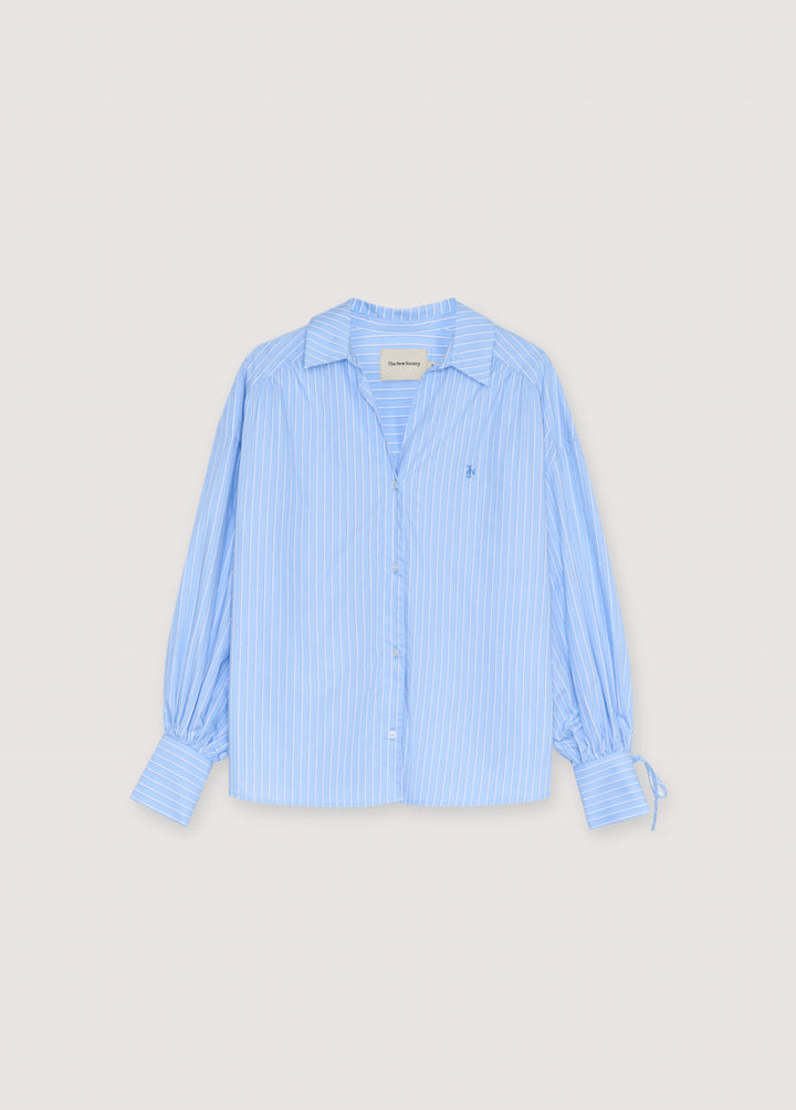 Aura Blue Stripe Shirt