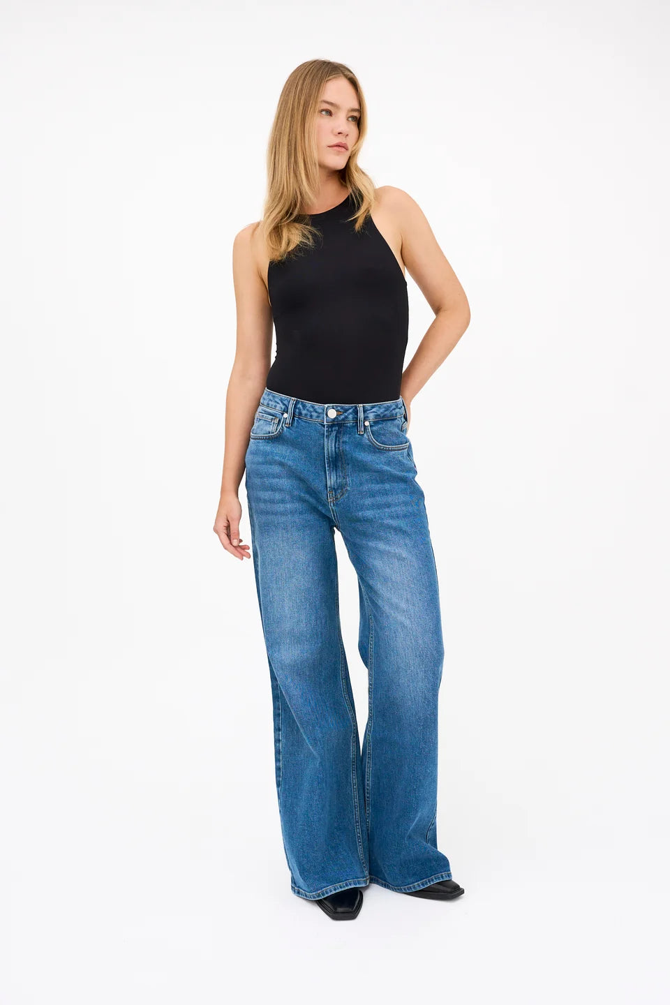 Aimee Loose Flare - Dark Iowa