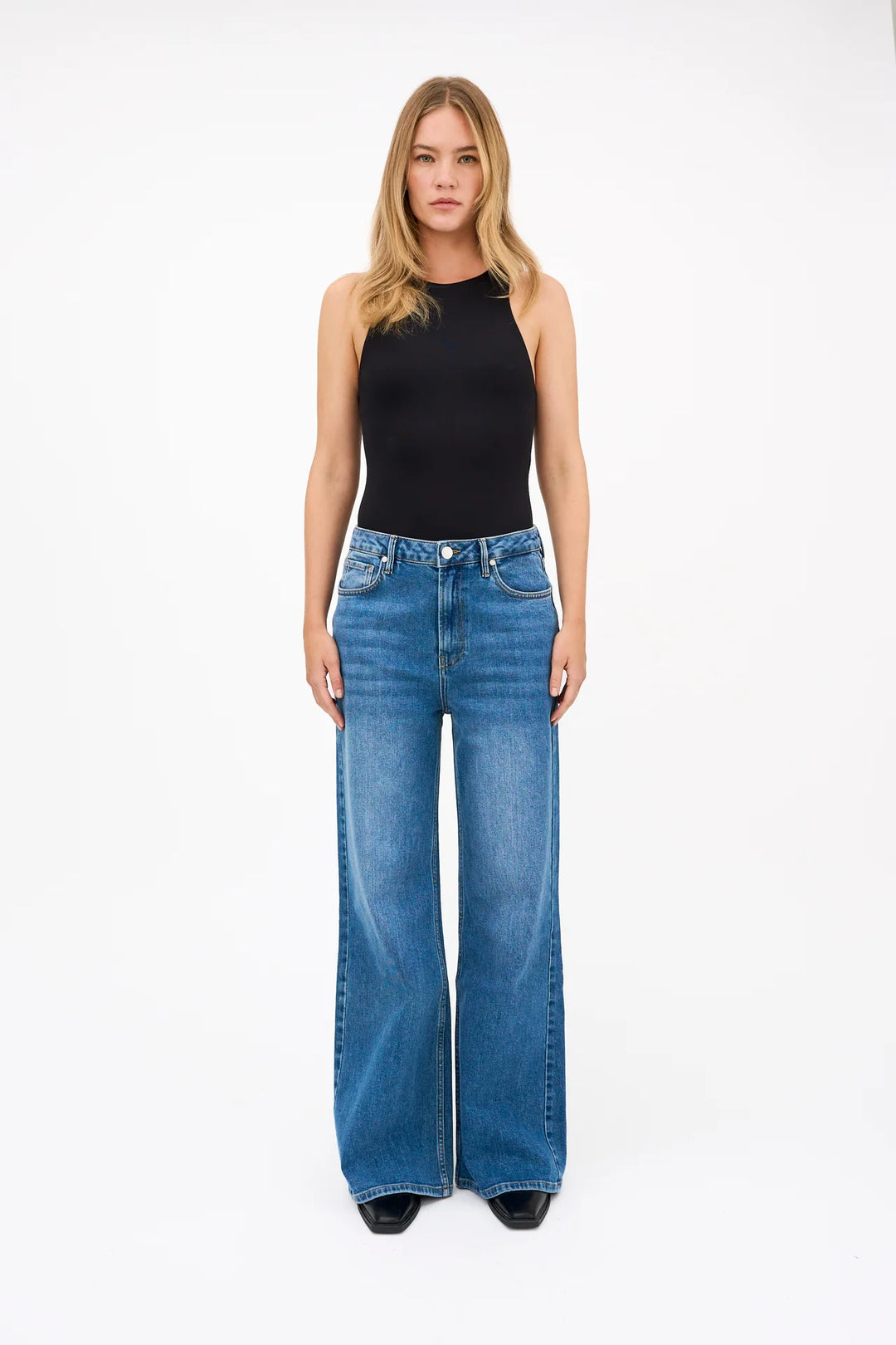 Aimee Loose Flare - Dark Iowa