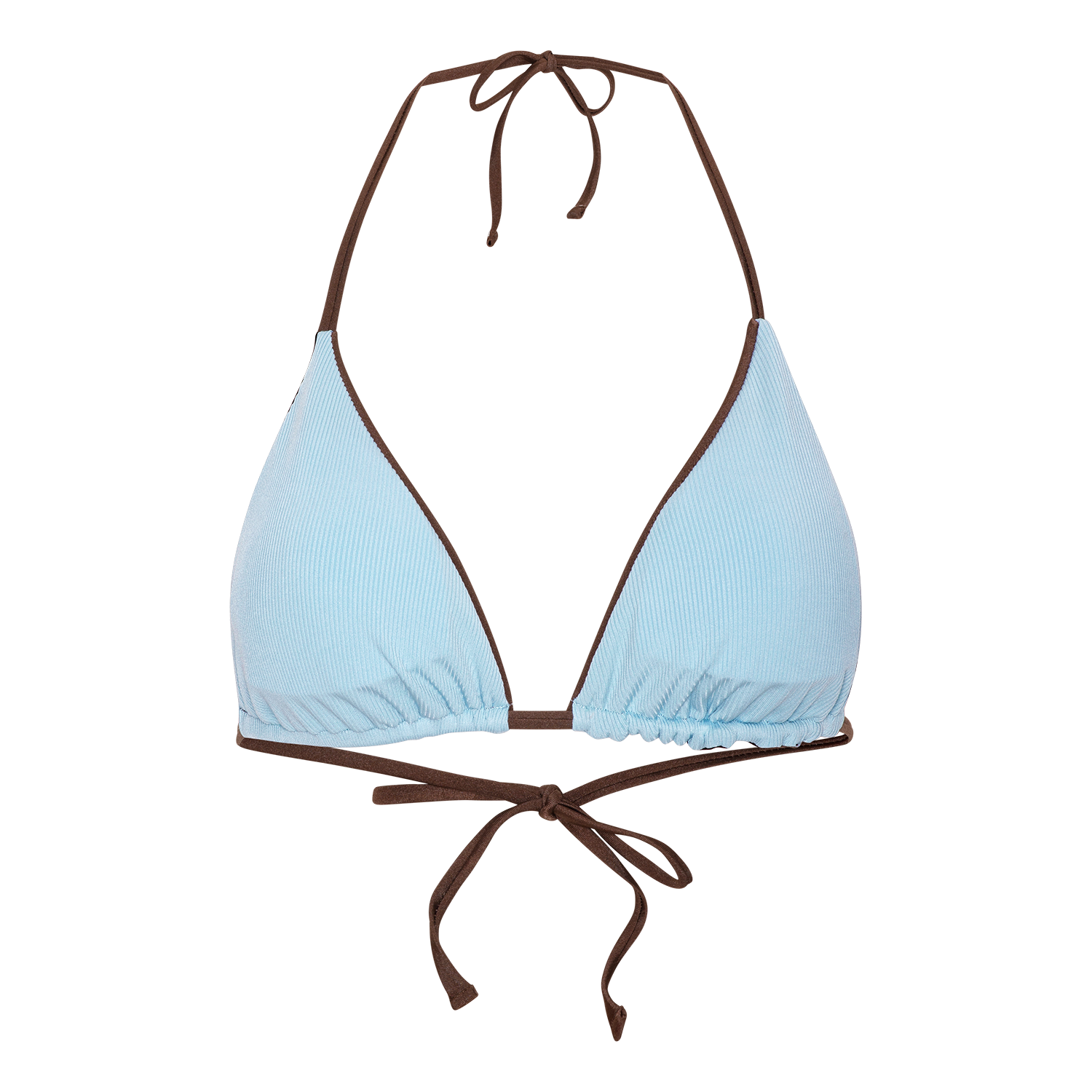 Waverly Bikini Top Brown/Blue // FORPÖNTUN LOK MAÍ