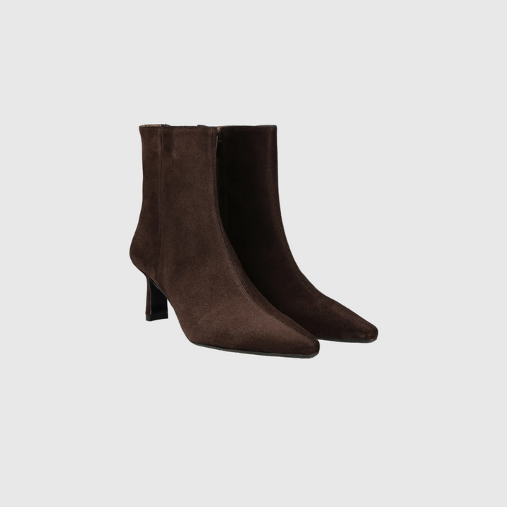 Ankle Boots Pointed - Brown
