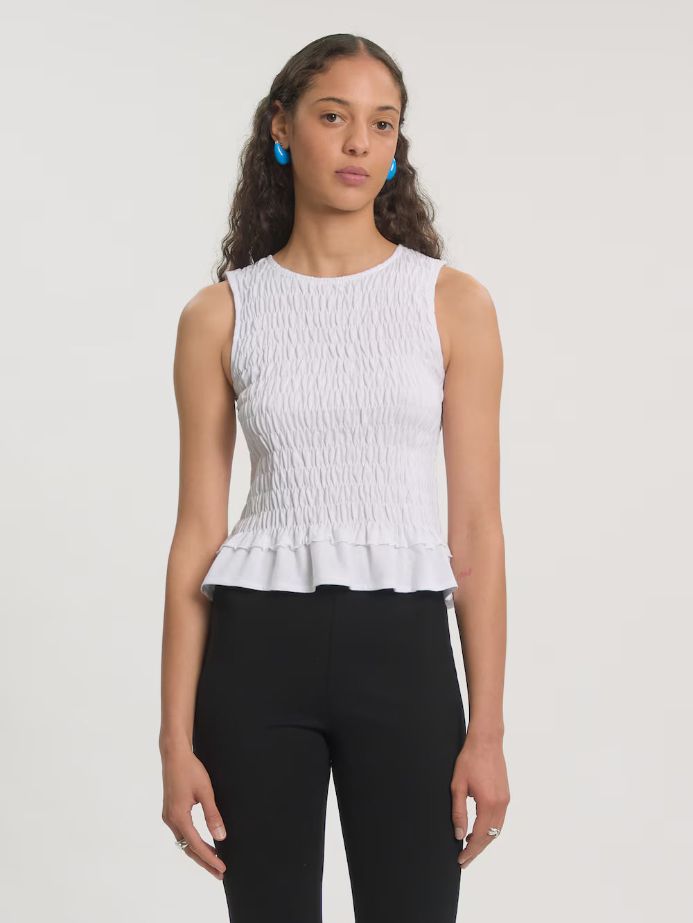 Merle Top - Optic White
