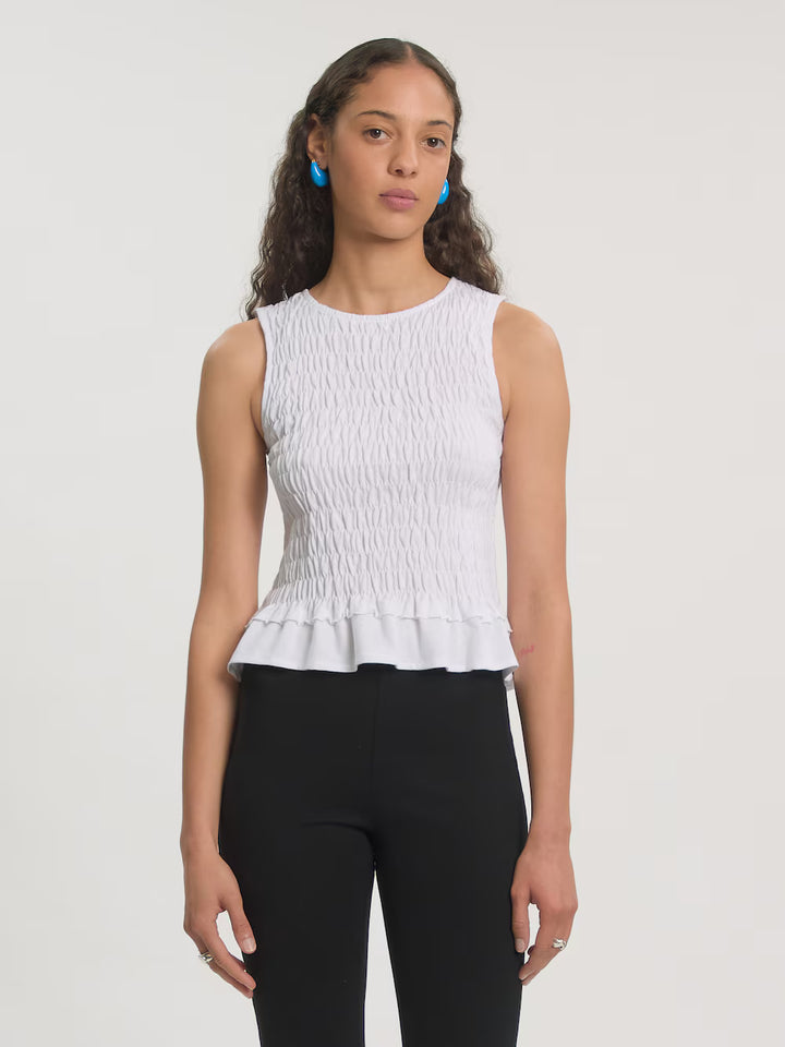 Merle Top - Optic White