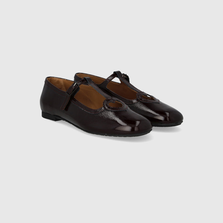 Ballerina heart cut-out - Amarone