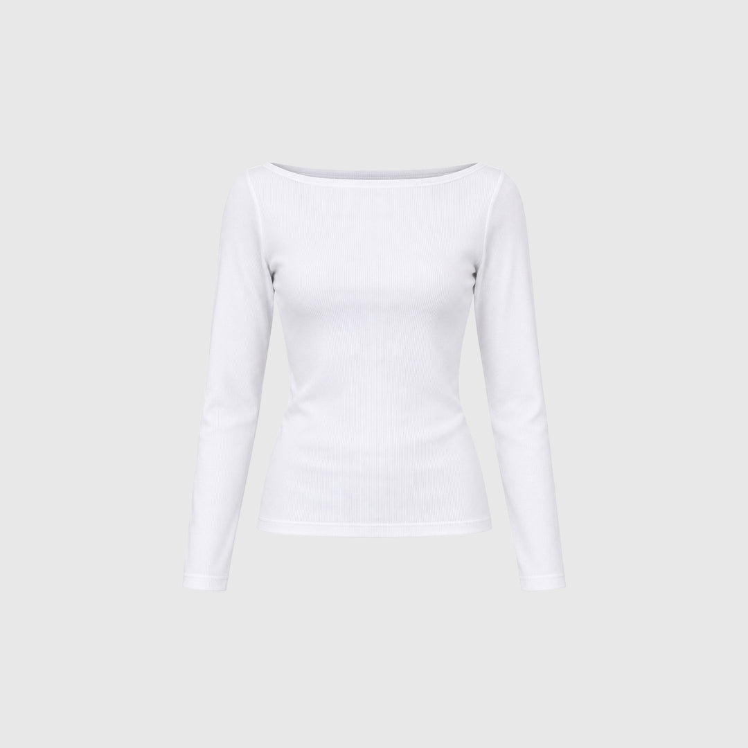 Madonna Long Sleeve - White / FORPÖNTUN