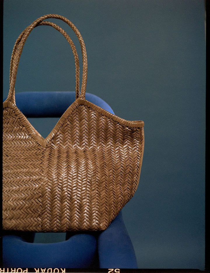 Humi Leather Bag, Taupe
