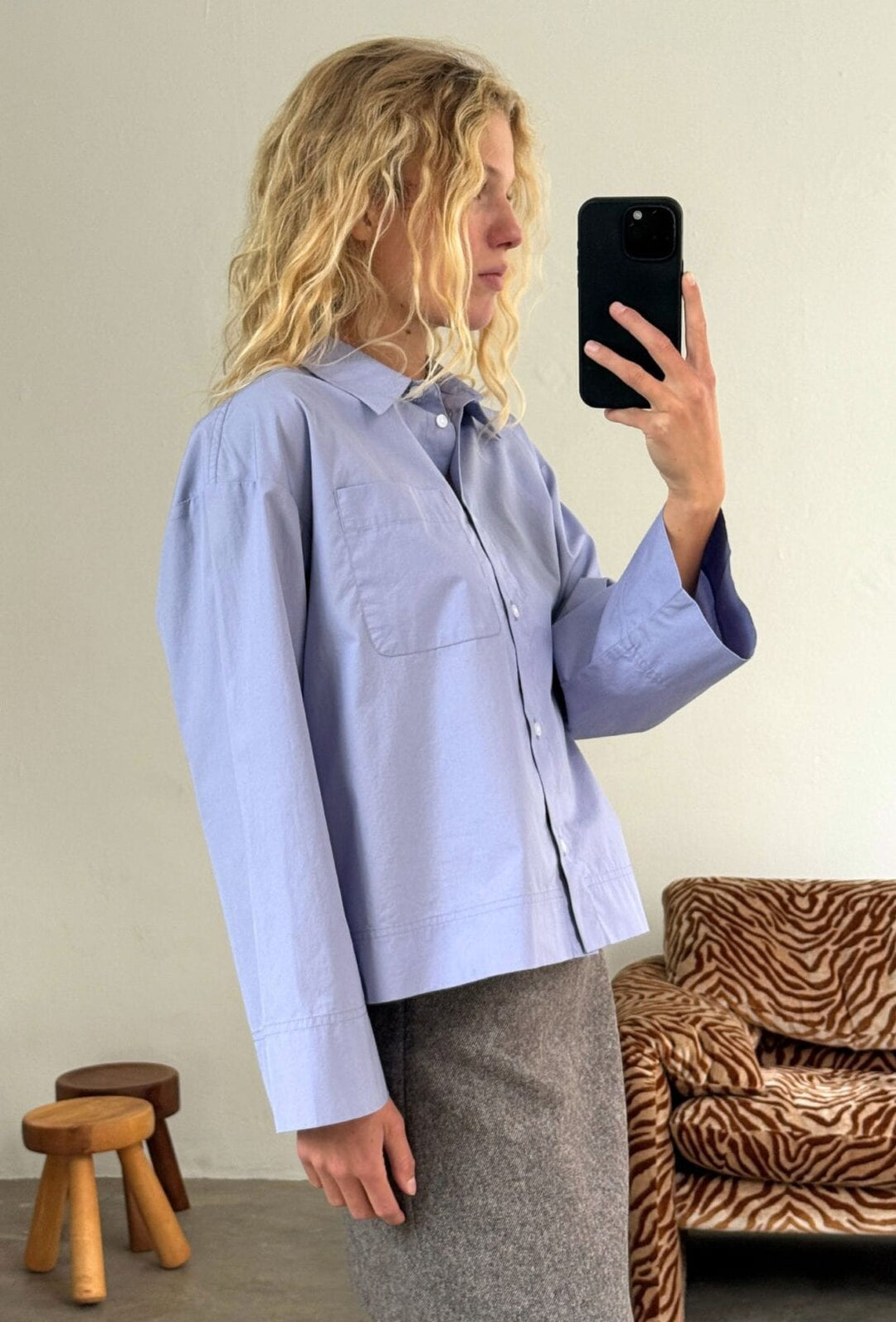 Hong Shirt - Lilac / FORPÖNTUN