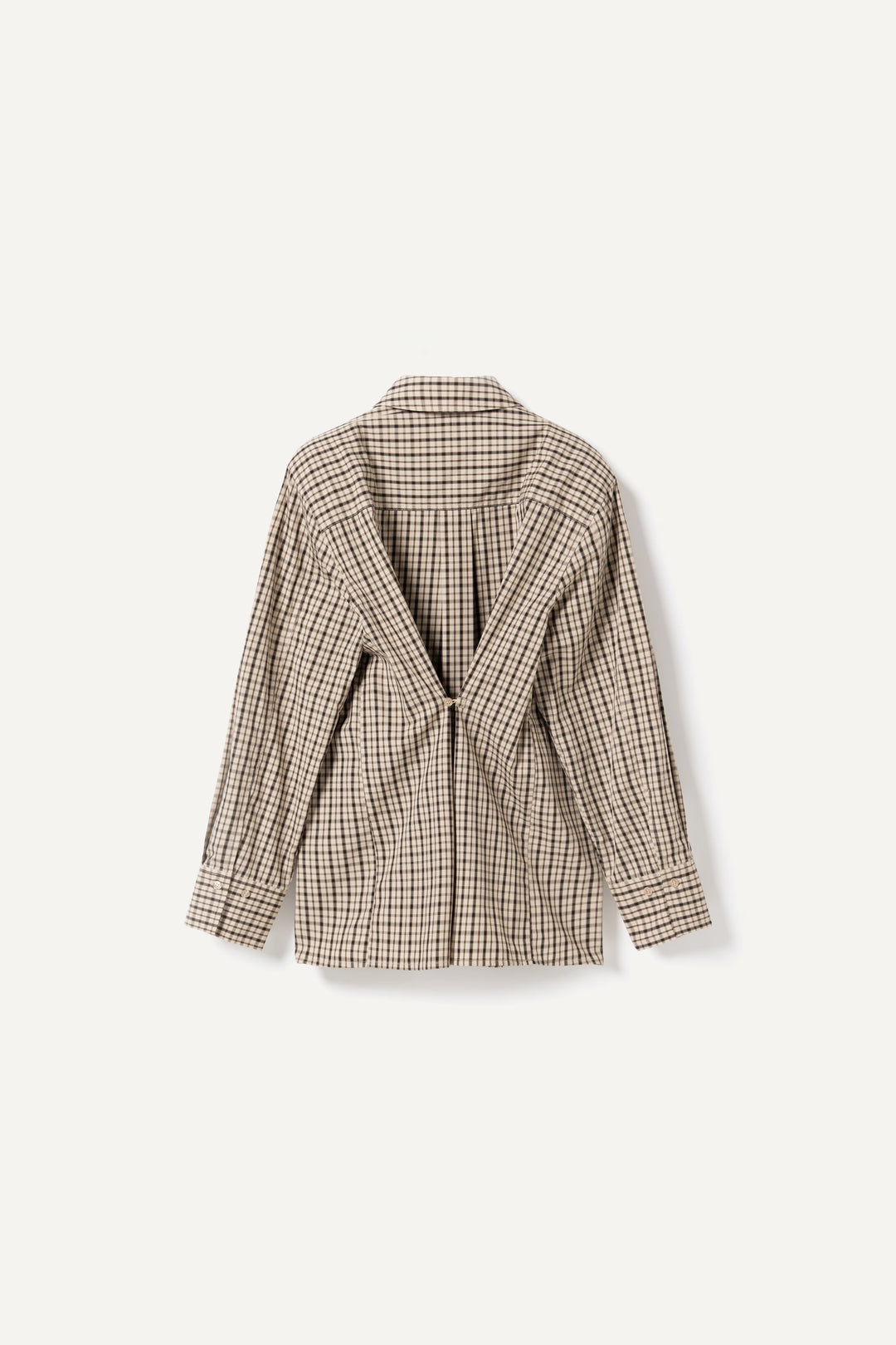 Juniella Shirt - Beige Check