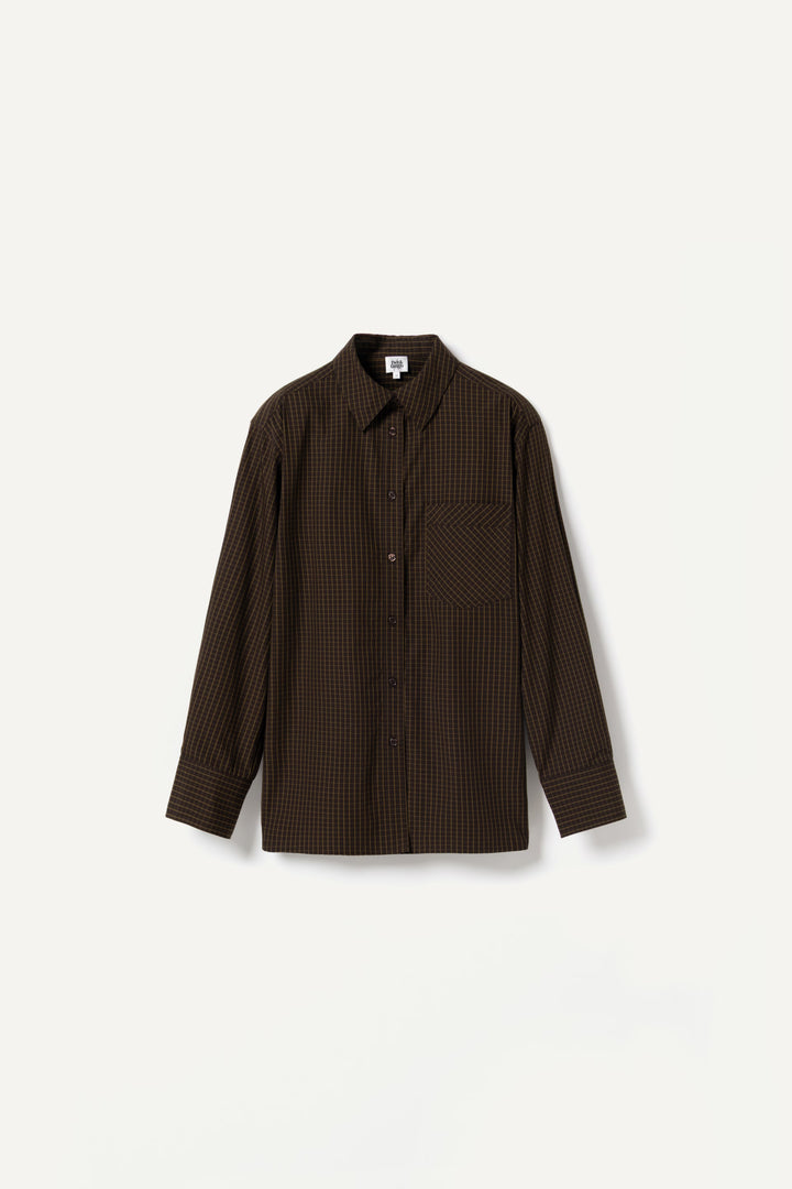 Juniella Shirt - Brown Check