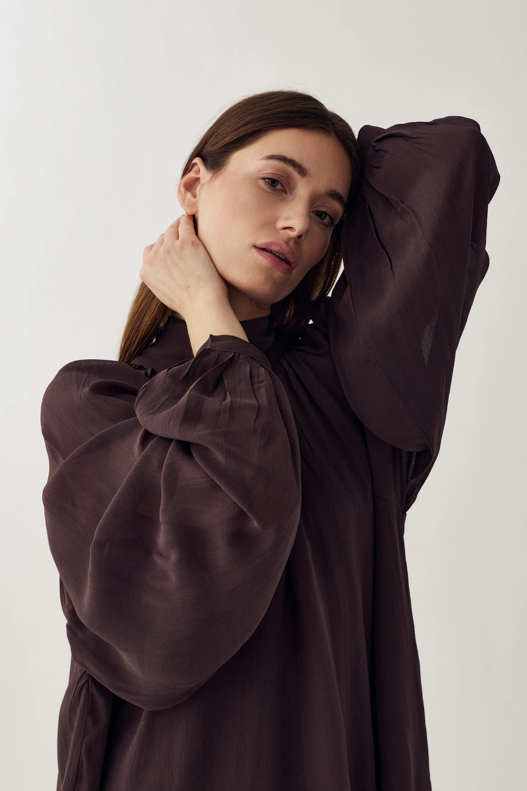 Lorenia Dress, Brown