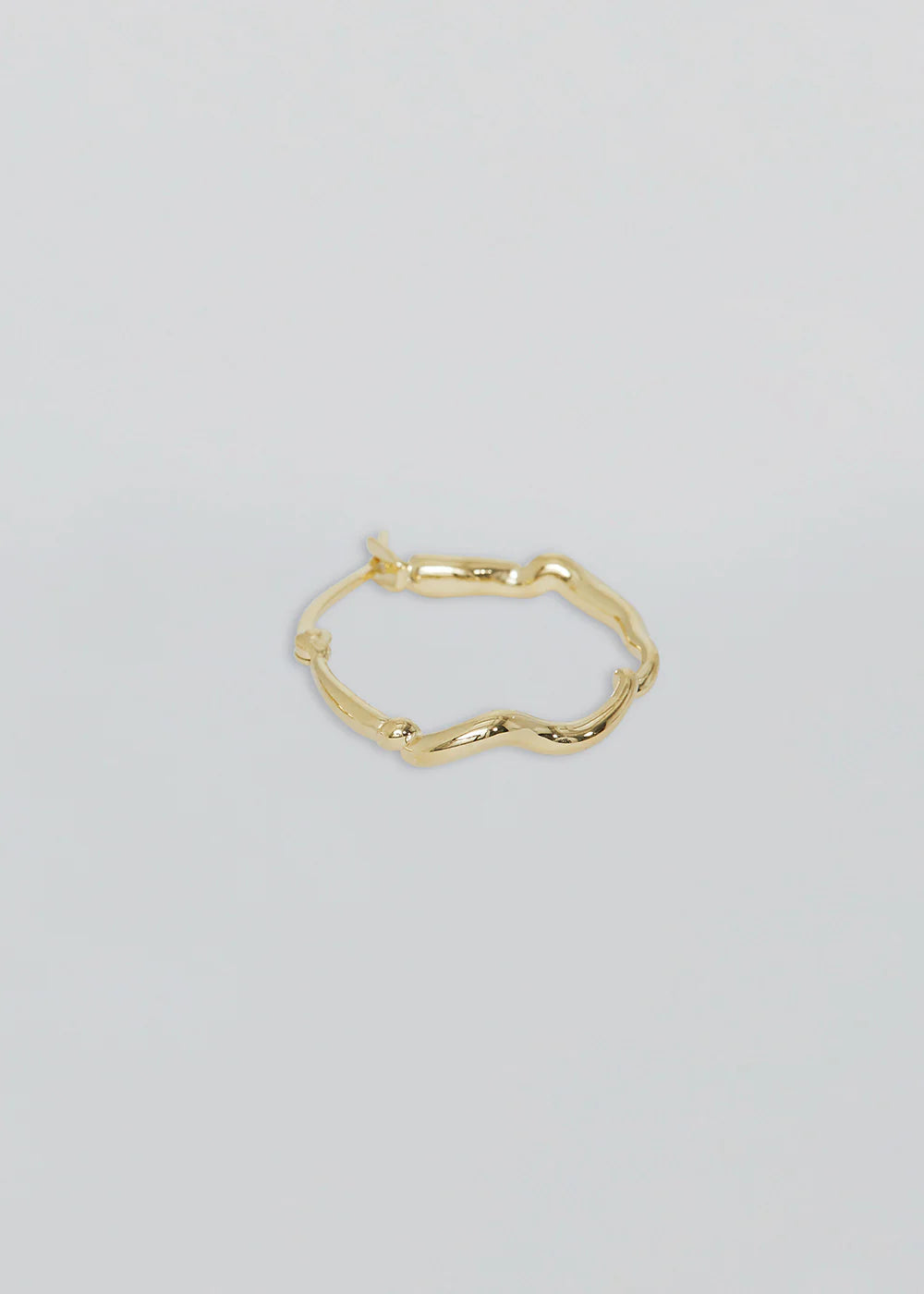 Hailey Hoop, GoldPleated